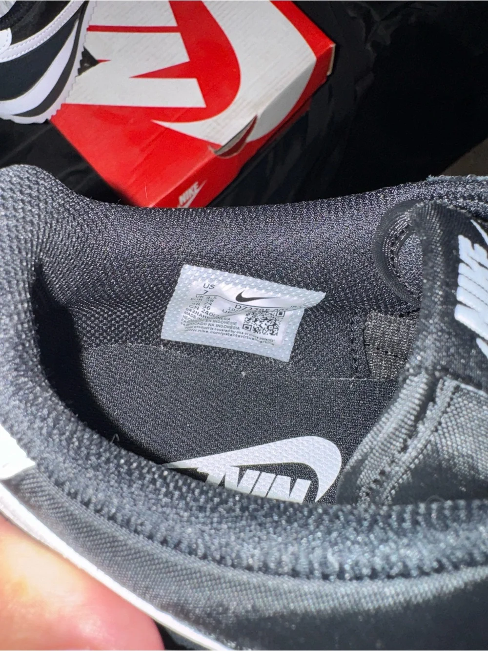 Nike Women’s Cortez – Black & White